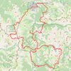Trace GPS Route from Barcelonnette to Barcelonnette, itinéraire, parcours