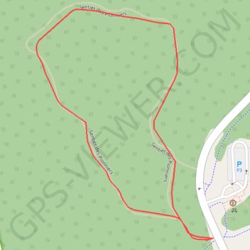 Trace GPS Sentier des Pionniers, itinéraire, parcours