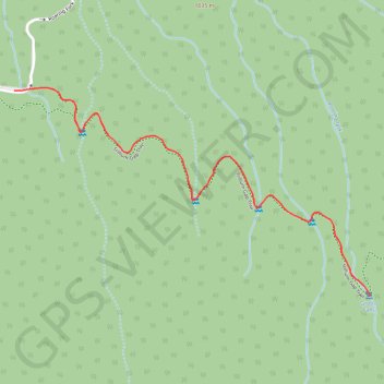 Trace GPS Grotto Falls, itinéraire, parcours