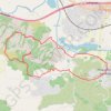 Trace GPS Rocher de Roquebrune, les Trois Croix, itinéraire, parcours