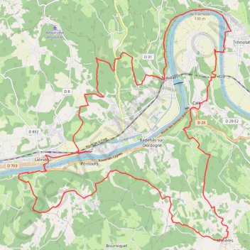 Trace GPS Trail des Bastides, itinéraire, parcours