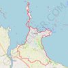 Trace GPS Carantec, île Callot, itinéraire, parcours