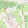 Trace GPS Les Andrieux lac de pétarel la Chapelle en Valgaudemard, itinéraire, parcours