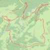 Trace GPS Croix des bergers, itinéraire, parcours