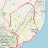 Trace GPS Douvres, campagne, falaises, itinéraire, parcours