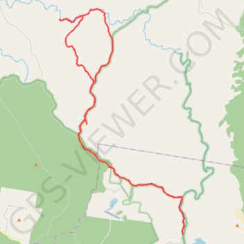 Trace GPS Harrys Hut - Neebs Waterhole, itinéraire, parcours