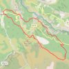 Trace GPS Rando Pedestre Aiguine - Le grand marges - Verdon, itinéraire, parcours