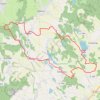 Trace GPS Siccieu (Isère) - Tour des étangs, itinéraire, parcours