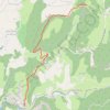 Trace GPS Serre Cocu, itinéraire, parcours