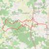 Trace GPS St Genis de Saintonge 36 kms, itinéraire, parcours