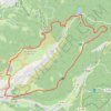 Trace GPS Le tour de la vallée du Chajoux, itinéraire, parcours