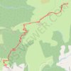 Trace GPS Sommet de Houndarete, itinéraire, parcours