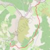Trace GPS Col de l'Aup, itinéraire, parcours