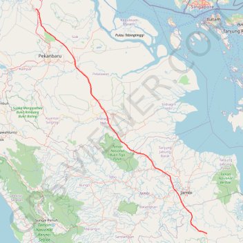 Trace GPS Pipeline TGI by AGM, itinéraire, parcours