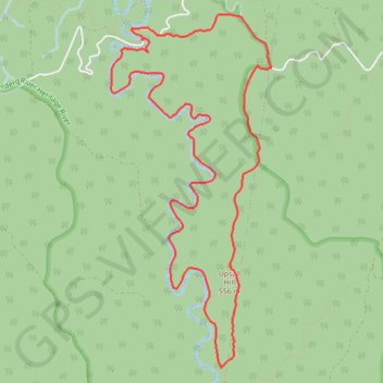 Trace GPS Lerderderg River - Western Plains, itinéraire, parcours