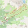 Trace GPS Col Noir et Col Rosset depuis Pralognan, itinéraire, parcours
