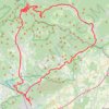 Trace GPS P107 - Ballon d'Alsace depuis Sewen, itinéraire, parcours