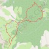 Trace GPS Circuit des lacs du col Bas, itinéraire, parcours