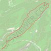 Trace GPS Crete du Cayron par le Fenouillet, itinéraire, parcours