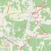 Trace GPS Brantôme depuis Champagnac-de-Belair, itinéraire, parcours