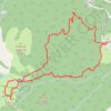 Trace GPS Sortie du Circuit des lacs du col Bas, itinéraire, parcours