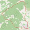 Trace GPS Montségur-sur-Lauzon, itinéraire, parcours