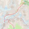 Trace GPS Écrins Randonnée glaciaire Pigeonnier - Carrelet via les rouies, itinéraire, parcours