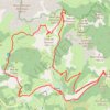 Trace GPS Col des Moulines, Tour Valberg - Beuil par les crêtes, itinéraire, parcours