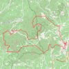 Trace GPS Le Barroux par la Roque Alric en boucle, itinéraire, parcours