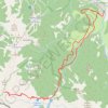 Trace GPS Costa la Luna (Colle Saurel), itinéraire, parcours