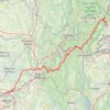 Trace GPS Saint-Maurice-de-Beynost → Gex, itinéraire, parcours