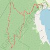 Trace GPS Elmore Mountain Loop, itinéraire, parcours