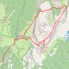 Trace GPS Dent de Crolles, itinéraire, parcours