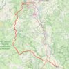 Trace GPS J1 Clermont - Brioude, itinéraire, parcours