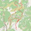 Trace GPS Madone d'Utelle par Levens, itinéraire, parcours