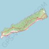 Trace GPS L'île de La Désirade, itinéraire, parcours