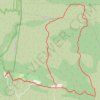 Trace GPS Les rochers des onze heures, itinéraire, parcours