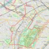 Trace GPS Randonnée Bois de Boulogne et Mont-Valérien (92), itinéraire, parcours