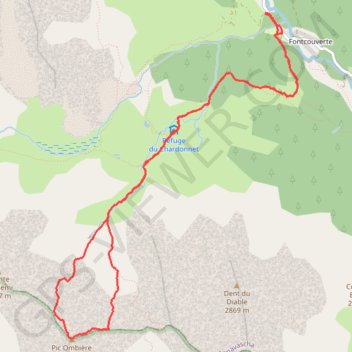 Trace GPS Le Raisin, itinéraire, parcours