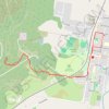 Trace GPS Denman common for Orienteering event, itinéraire, parcours