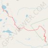 Trace GPS Golden Hinde : Westmin trailhead - Schjelderup Lake, itinéraire, parcours