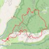 Trace GPS Rozier - Les crêtes de la jonte, itinéraire, parcours