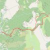 Trace GPS Cime de roccasiera, itinéraire, parcours