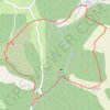 Trace GPS Le saut du moine-Valsaintes-La Boulinette, itinéraire, parcours