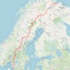 Trace GPS Stage 1: Arctic Ocean to Väylä — European Divide Trail, itinéraire, parcours