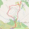 Trace GPS La Rhune en boucle par le plateau d'Ihizelai et les crêtes du Miramar, itinéraire, parcours