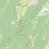 Trace GPS Charmant Som depuis le Col de Porte, itinéraire, parcours