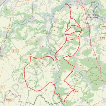 Trace GPS La Jacques Gouin 2022-14103032, itinéraire, parcours