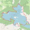 Trace GPS Tour du Lac de Montbel, itinéraire, parcours