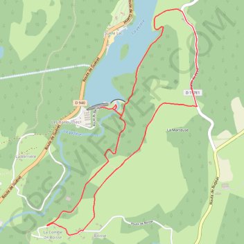 Trace GPS [Itinéraire] Le Saut du Loup, itinéraire, parcours